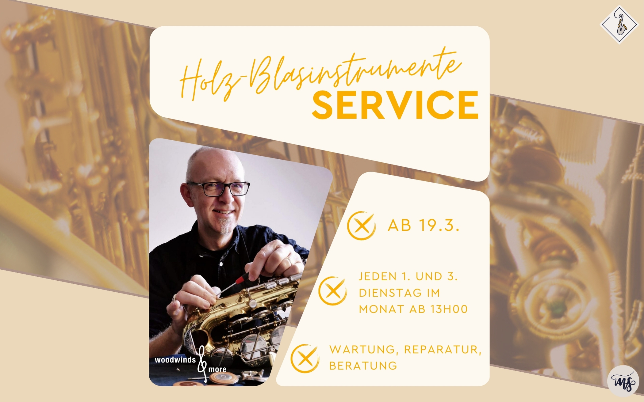 Holzblasinstrumente-Service