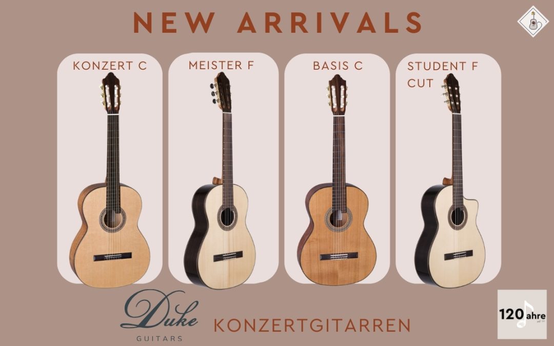 🌟 🎸 Unser Tipp und ganz neu: Duke Konzertgitarren