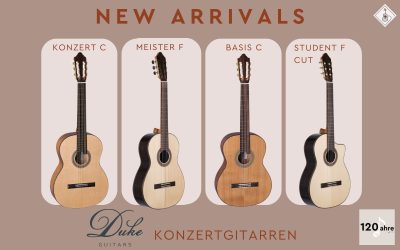 🌟 🎸 Unser Tipp und ganz neu: Duke Konzertgitarren