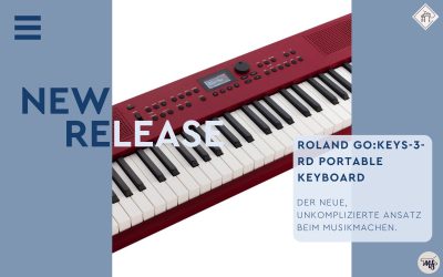 Neu eingetroffen: Roland GO:KEYS-3-RD Portable Keyboard