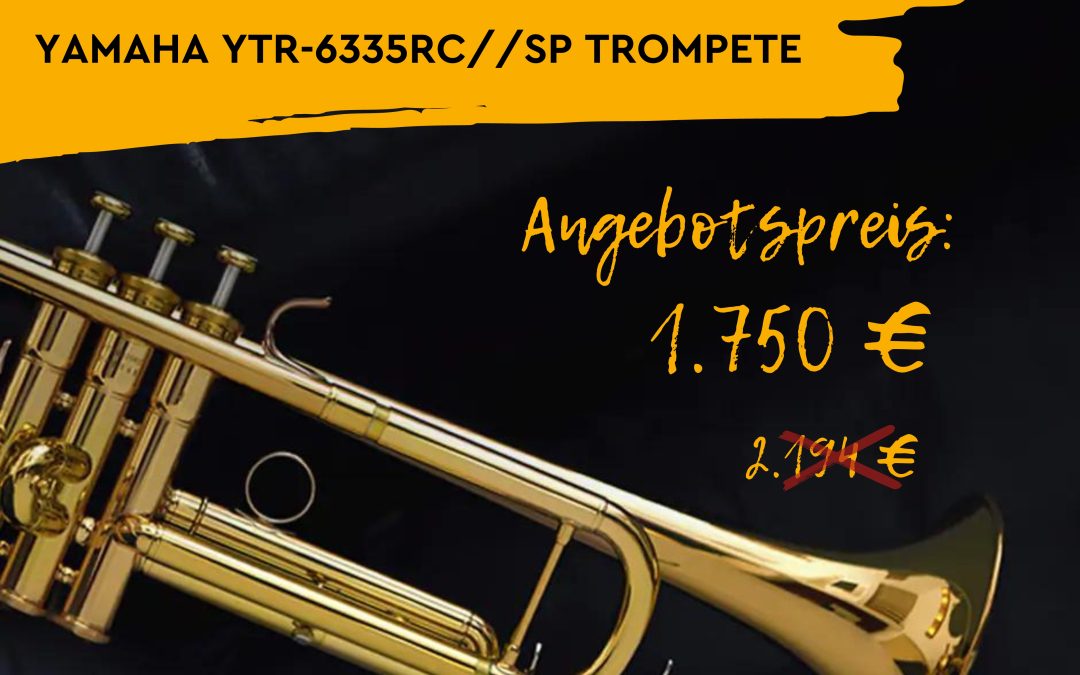 Sonderangebot: YAMAHA YTR-6335RC//SP Trompete